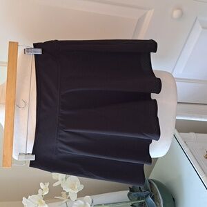 NWOT Prince‎ Womens Perforated Black Performance Stretch Tennis 14.5" Skort MD